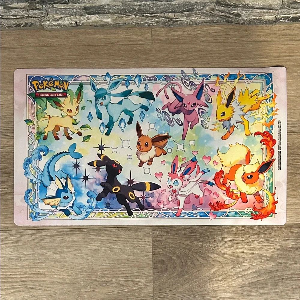 NWOT Pokémon Colorful Playmat with all the eevelutions